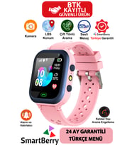 Çocuklar İçin Pembe Akıllı Takip Saati, Kamera ve Sim Kart Özellikleri