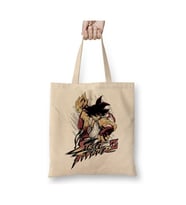 Street Fighter Bez Çanta Uzun Saplı Alışveriş Çantası Plaj Çantası (Beyaz)