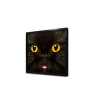 Kedi Çerçeveli Mdf Tablo