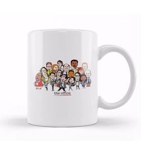 The Office Cast Tv Kupa Bardak Porselen