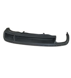 Volkswagen Cc- 2013-2017 Karlık Sıyah Arka Tampon Altı Spoıler Bfn  Oem No: 3C8807521D