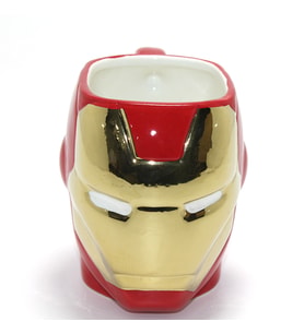3D Iron Man Tasarımlı Porselen Kupa Bardak