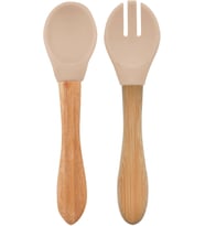 Mama Kaşığı Ve Çatal Seti 010600 Bubble Beige