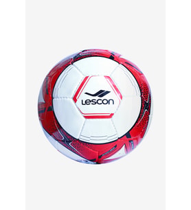 LESCON La-3532 Beyaz Kırmızı Futbol Topu 5 Numara (Beyaz)