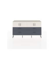 Arges Konsol 2 Raflı 4 Çekmeceli 4 Kapaklı 176x30x99 Aytaşı-Aytaşı/Antrasit