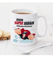 Kişiye Özel Benim Süper Babam Kupa Bardak