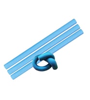 Hair Clips 4'Lü Sosis Bigudi - Mavi