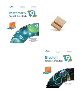 Palme 9. Sınıf 2027 MAARİF Matematik ve Biyoloji Tematik Soru Bankası + Telefon Standı