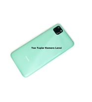 Tkgz Huawei Uyumlu Y6P 2020 Kasa Arka Pil Batarya Kapağı YEŞİL