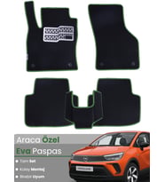 Opel Crossland (2020-2025) Uyumlu EVA Paspas Tam Set – Birebir Uyum,Su Geçirmez,Hızlı Montaj