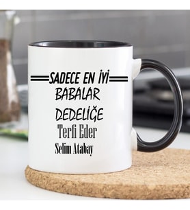 Dedeye İsme Özel Kupa Bardak (Beyaz)