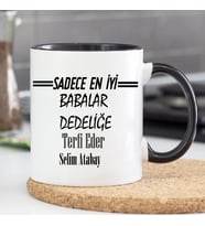 Dedeye İsme Özel Kupa Bardak (Beyaz)