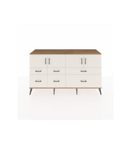 Kronos Konsol 4 Raflı 6 Çekmeceli 4 Kapaklı 176x59x99 Çam-Aytaşı