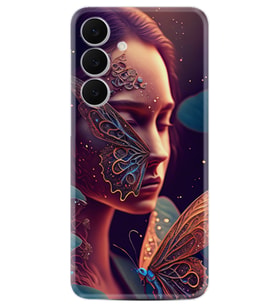 Samsung Galaxy S25 FE Kılıf Boutique Baskılı Resimli Kelebek Kadın Pcode -075