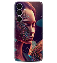 Samsung Galaxy S25 FE Kılıf Boutique Baskılı Resimli Kelebek Kadın Pcode -075