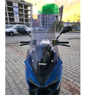 MOTOCAM Volta Revolt RSX7 Ön Cam 2022-2026 Model 75cm Füme Renkli 4mm