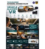 2k Ekran Tam Dokunmatik 9.66” Dikiz Ayna Araç Içi Kamera (1080p Arka)