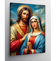 Kanvas Tablo İsa Ve Meryem Ana