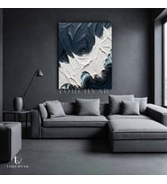 Dikey Kanvas Tablo Soyut Doku Modern Soyut Tablo Ev Ofis Duvar Dekoru