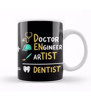 Doctor Engineer Artist Dentist 0128 Kupa Bardak Porselen