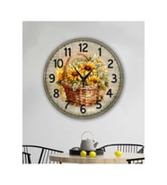 bilge Tasarım retro Duvar Saati 40 x 40 CM (Karışık)