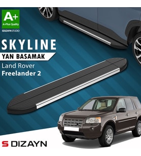 S-Dizayn Land Rover Freelander 2 Skyline Krom Yan Basamak 173 Cm 2006-2014 A+ Kalite