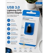Kalemhane ACL ACU-05 USB 3.0 Lightning OTG Çevirici Adaptör