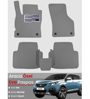 PEUGEOT 5008 (2009-2016) Uyumlu EVA Paspas Tam Set–Araca Özel,Oto Paspas