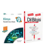 Palme 9.Sınıf Kimya ve AKM Dil Bilgisi Soru Bankası Seti 2 Kitap