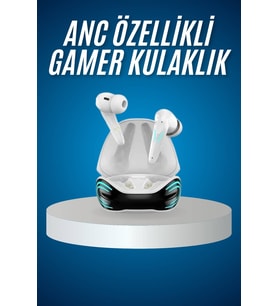 Oyuncu Kulaklığı Mikrofonlu Gürültü Engelleme Gecikme Önleyici Bluetooth Kulaklık
