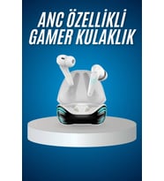 Oyuncu Kulaklığı Mikrofonlu Gürültü Engelleme Gecikme Önleyici Bluetooth Kulaklık