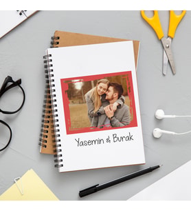 İsimli Fotoğraflı Defter Kişiye Özel