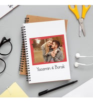 İsimli Fotoğraflı Defter Kişiye Özel