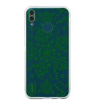 Huawei Y9 2019  Kamera korumalı Kapak Nostalji Desen Tasarımlı  Şeffaf Kılıf