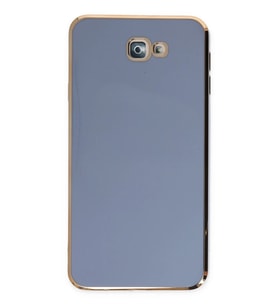 Galaxy J7 Prime Kılıf Volet Silikon - Mavi