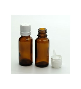 DAMLALIKLI İÇTEN 50 ML 5 ADET AMBER ŞİŞE