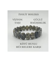 İyolit Doğal Taş Roleks Bileklik