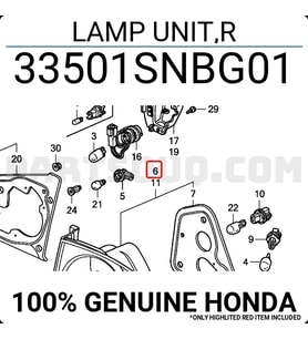 Honda Civic Arka Stop Sedan Sağ 2006-2008 (Oem No:  33501Snbg01)