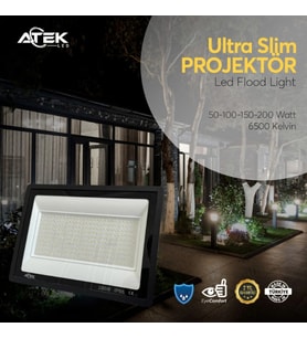 Ultra Slim Projektör Dış Mekan LED Işık