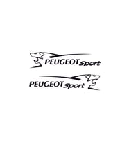 Peugeot Yan Sport Oto Sticker 2 Adet 45*10 Cm