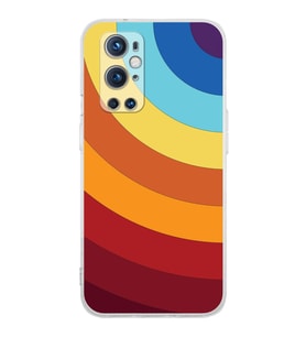 PrintiFy OnePlus 9 Pro Uyumlu Kamera Korumalı Renk Cümbüşü A Tasarımlı Şeffaf Silikon Kılıf