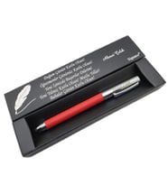 Signator® C569 Krom Kırmızı Roller Kalem  İsme Özel Kalem  Hediyelik Kalem (Karışık)