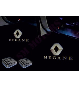 Megane Araçlara Pilli Yapıştırmalı Kapı Altı Logo Kutu Içeriği 2 Adet