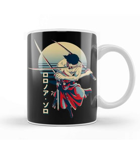 Zoro One Piece Kupa Bardak Porselen