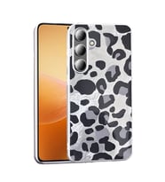 Samsung Galaxy S25 Plus Kılıf Leopar Kurdele Ekose Desenli Mep Kapak
