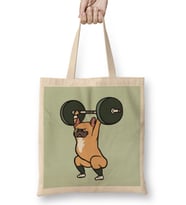 The Snatch Weightlifting French Bulldog Bez Çanta Uzun Saplı