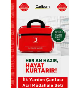 #İlkYardımSeti Medikal Araç Ev Ofis Kompakt Taşınabilir Medikal İlk Yardım Çantası Acil Müdahale Set