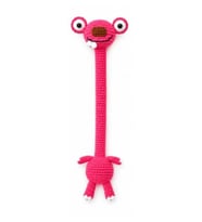 Fuşya Sid Charm Direksiyon ve Çanta Süsü Amigurumi Organik Oyuncak