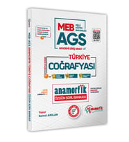 MEB-AGS Anamorfik Coğrafya Güncel Soru Bankası Yeni Müfredat Dijital Çözümlü (Yazar Kemal Aslan)