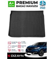 S-Dizayn Renault Kadjar 3D Pro Bagaj Havuzu 2015 Üzeri A+ Kalite